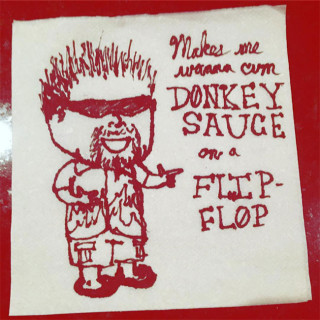 makes me wanna cum donkey sauce on a flip-flop ~ art by sadman_southers