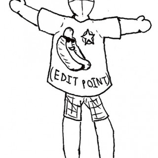 the EDIT POINT shirt ~ art by eldritchhat