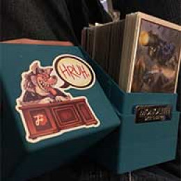 Warewolf lawyer on Transformers art card box